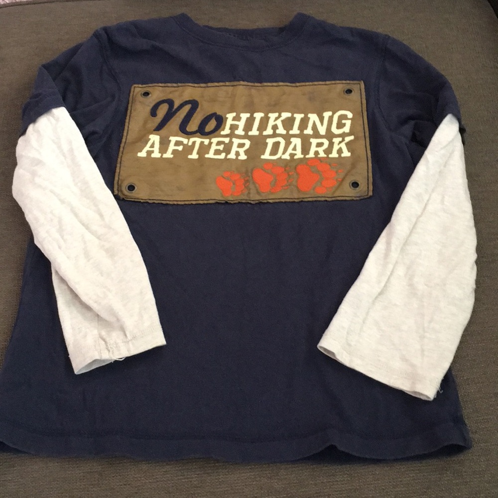 Gymboree No Hiking Tee long sleeve
